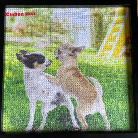 Amazing Fun Dog Decorations Art Poster (Unframed) (Chihuahua 12"x12" (30x30cm)) - Picture 5 of 7